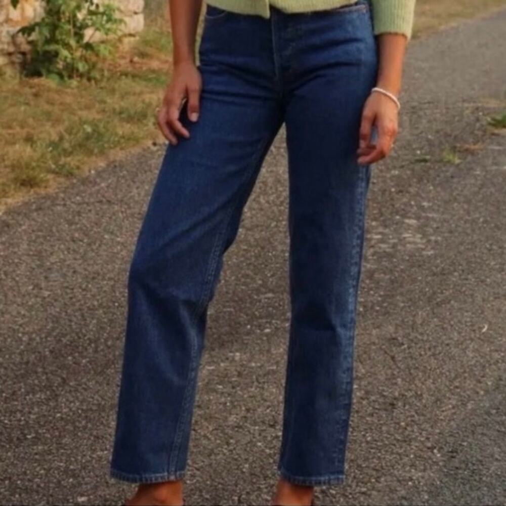Doen Diana Crop Jeans In Rousseau Wash 31 NWT